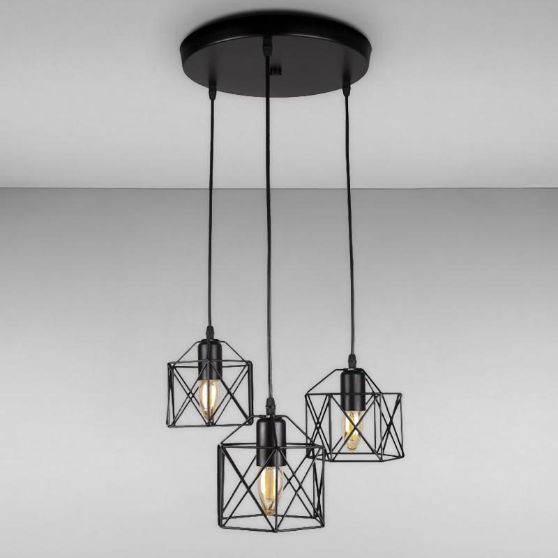 Светильник подвесной Light House LS-17162F-3 300 Черный