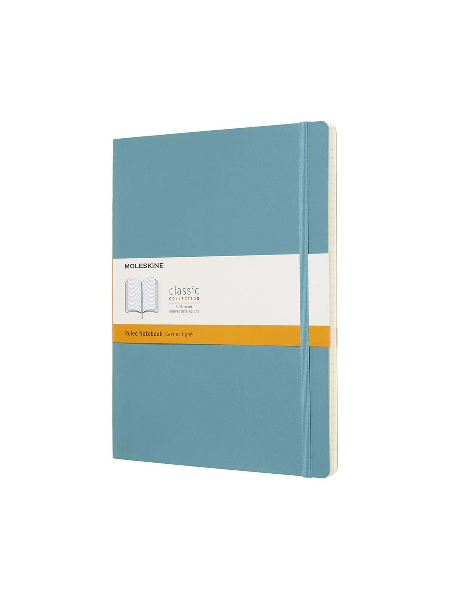 Записная книжка Moleskine Classic большая линейка мягкая Океанский синий (QP621B35)