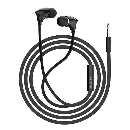 Наушники Borofone BM26 Rhythm 3.5 мм mini-Jack 95дБ Black