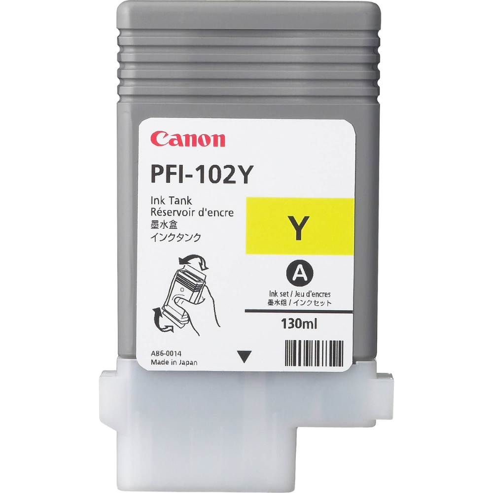 Картридж для струйного принтера Canon PFI-102 Yellow (12133303)