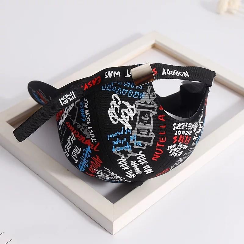 Кепка бейсболка Принт унисекс Черный - фото 6 Кепка бейсболка Принт унисекс Черный - фото 6