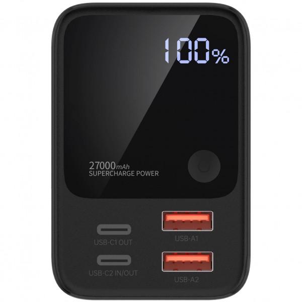 Повербанк Choetech B635-BK 27000 mAh 2xUSB-C PD3,0 100/100 W 2хUSB- A QC3,0 Display Black (584082) - фото 3