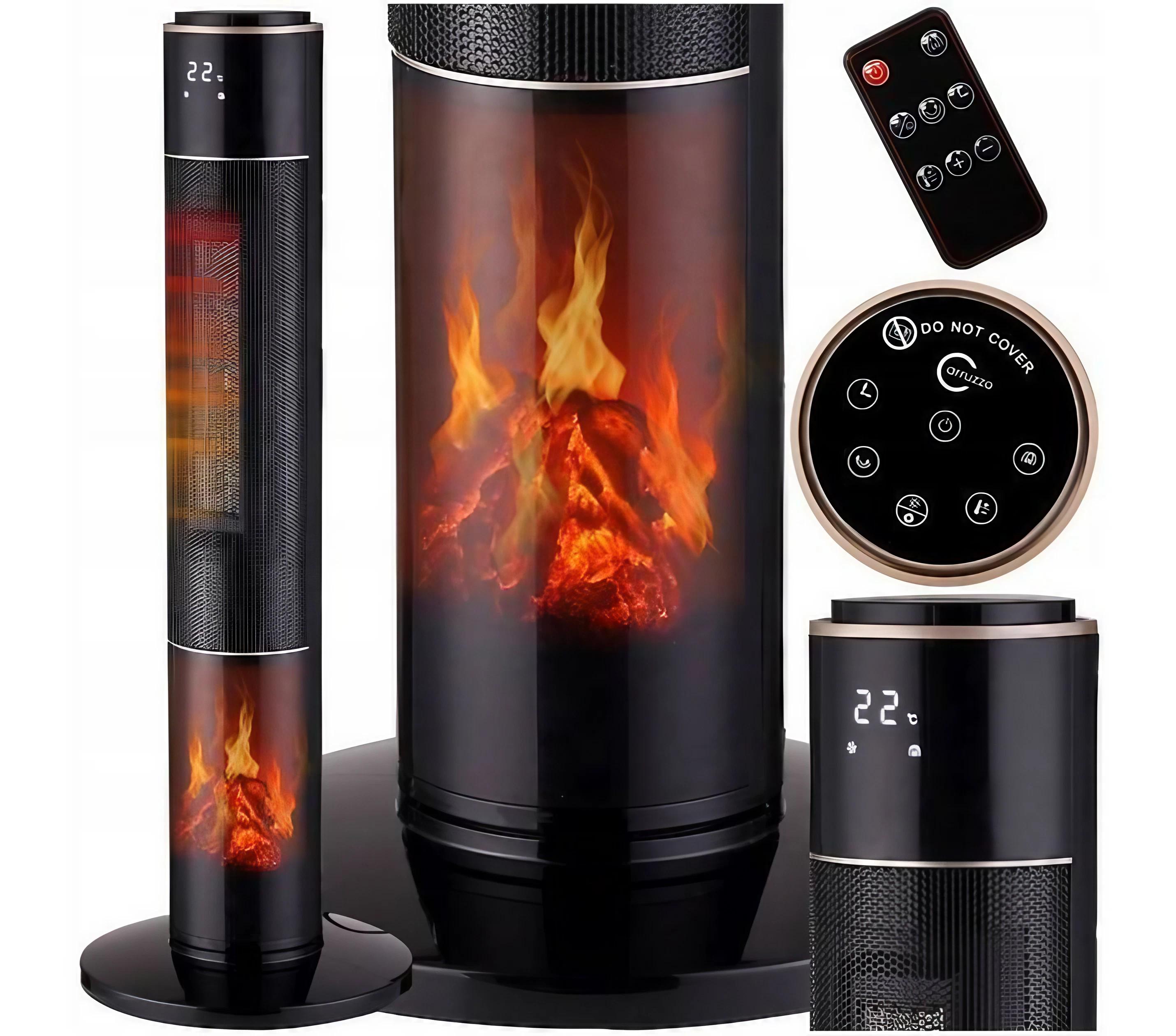 Тепловентилятор керамический колонный с имитацией камина (jtv6755) - фото 5 Тепловентилятор керамический колонный с имитацией камина (jtv6755) - фото 5