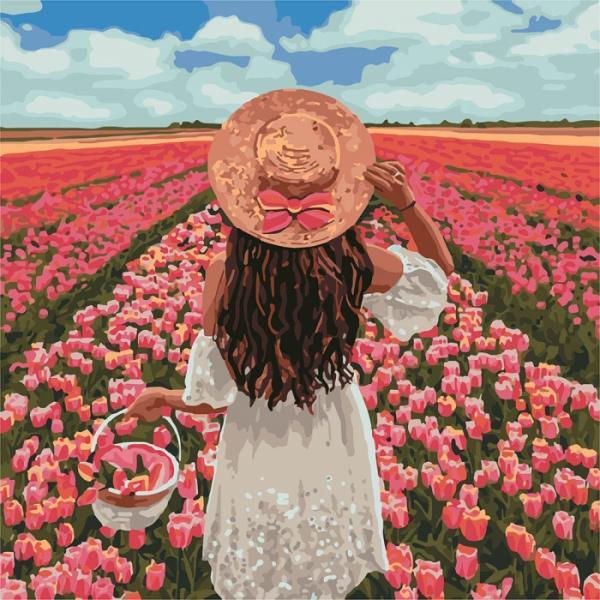 Картина по номерам Идейка Безграничная красота 40х40 см (КНО4731-mt)