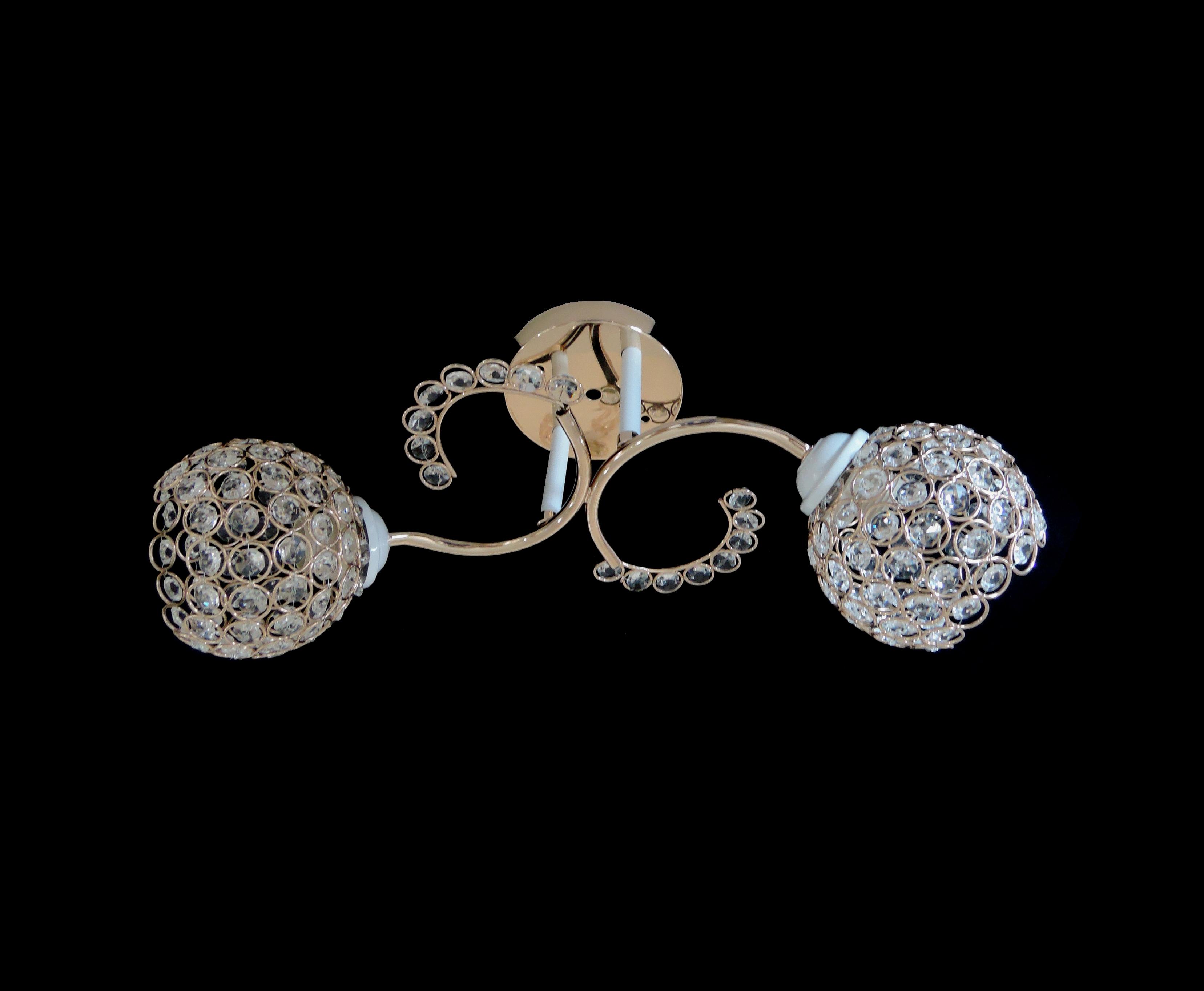 Люстра декоративная Sirius Ю 9849А/2 на 2 плафона (000040139)