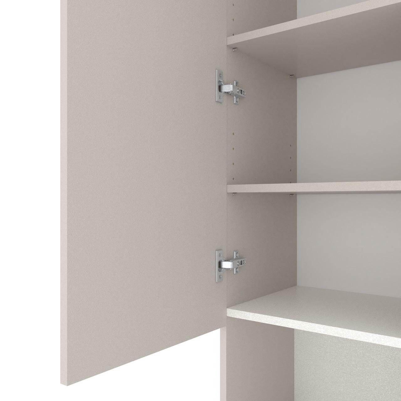 Пенал Metkas Home B003U ЛДСП 400x350x2130 мм Кашемір/Білий Сніг - фото 3 Пенал Metkas Home B003U ЛДСП 400x350x2130 мм Кашемір/Білий Сніг - фото 3