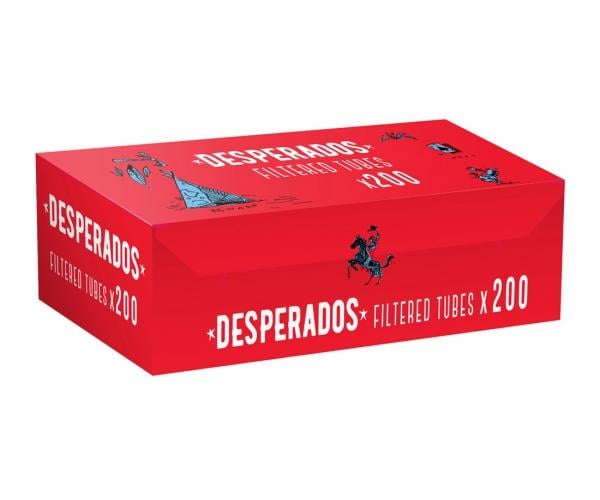 Гільзи для набивання сигарет Tubes DESPERADOS 200 шт.