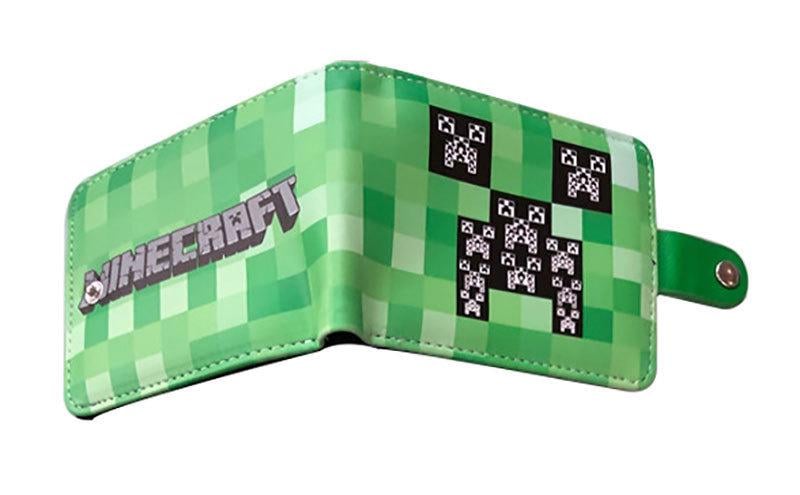 Кошелек Майнкрафт Крипер с застежкой (10954)