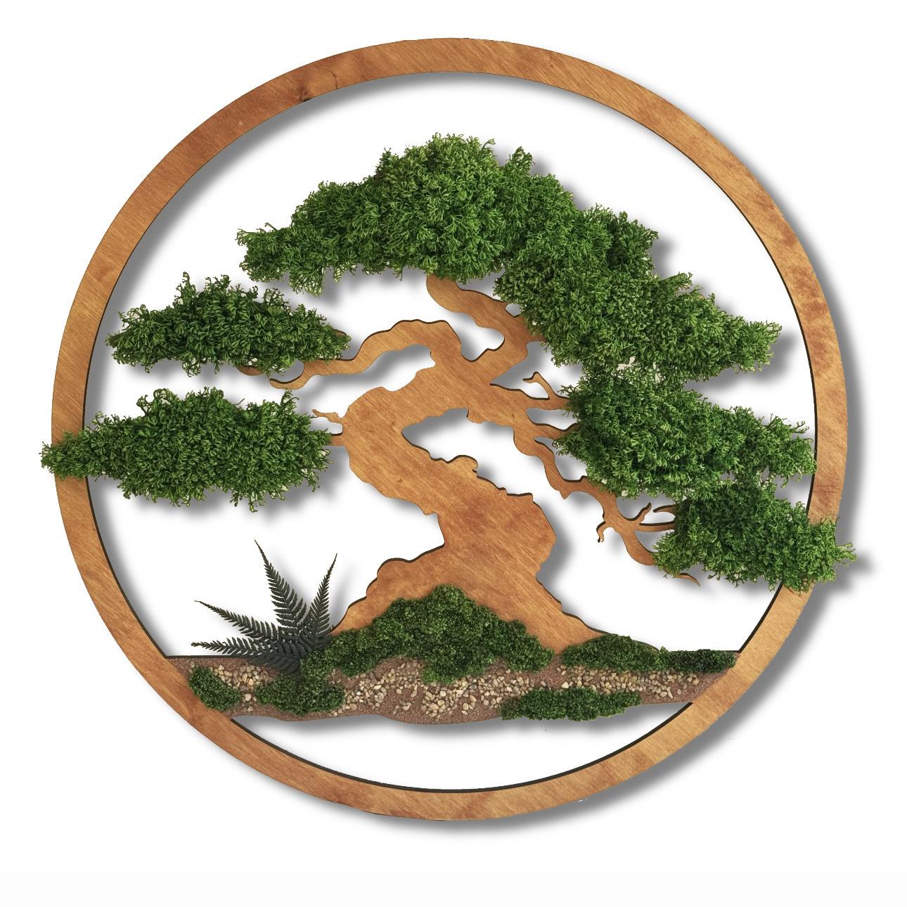 Панно из стабилизированного мха Энергия природы 50 см (16094)