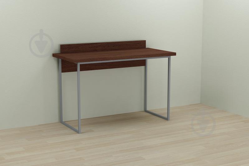Компьютерный стол Ferrum-decor Скай 75x120x70 серый ДСП Венге 32мм Компьютерный стол Ferrum-decor Скай 75x120x70 серый ДСП Венге 32мм