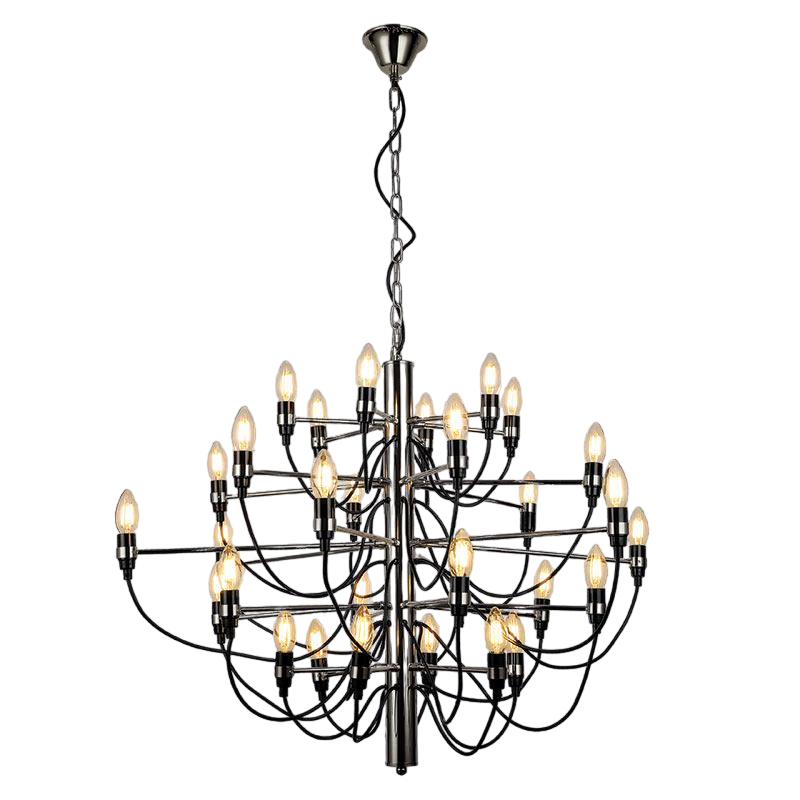 Люстра Lighthouse Свічник на 30 ламп Срібний (72-8236-30 CH)