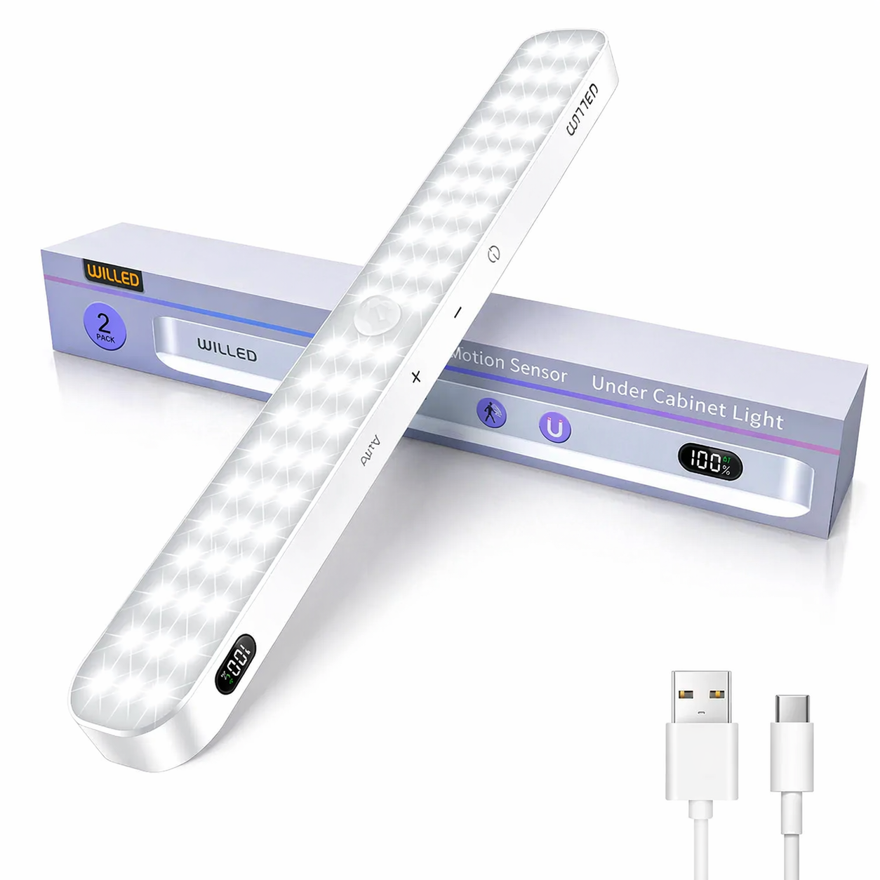 Светильник WILLED LED для шкафа с датчиком движения (1014-412-00) Светильник WILLED LED для шкафа с датчиком движения (1014-412-00)