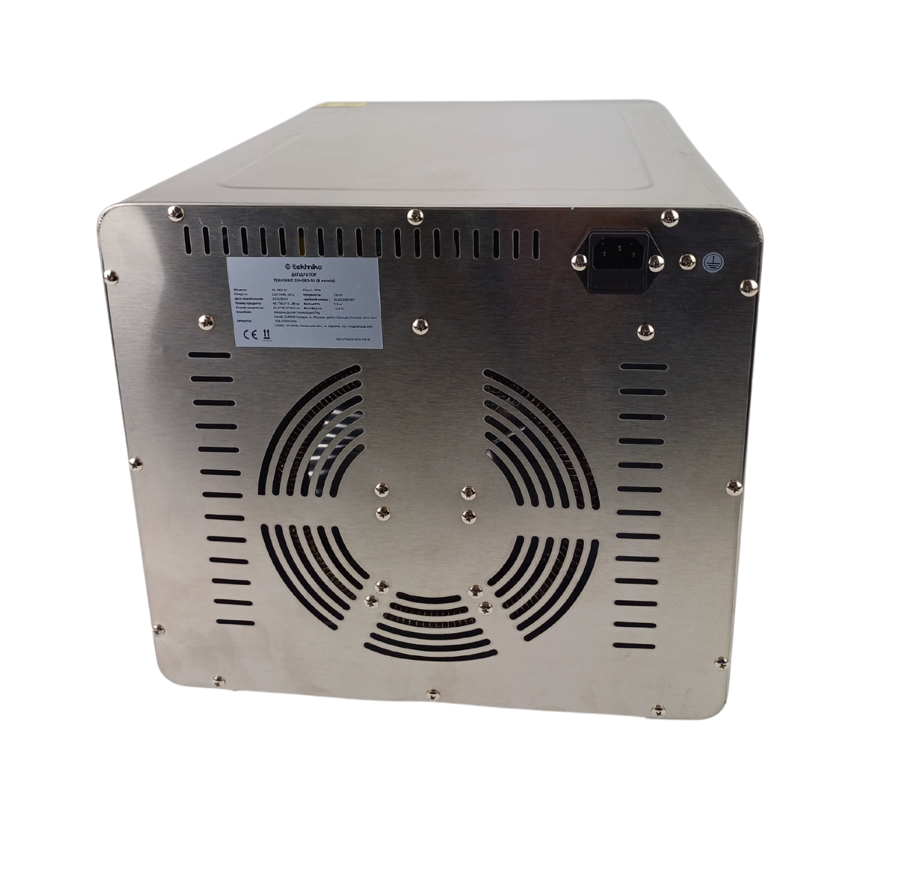 Дегідратор професійний Tekhniko DH-08D-SS на 8 лотків (14083873) - фото 9 Дегідратор професійний Tekhniko DH-08D-SS на 8 лотків (14083873) - фото 9