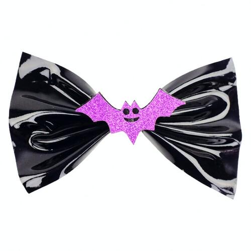 Заколка Бант с летучей мышью SETA Decor 19-993BLK-VT Заколка Бант с летучей мышью SETA Decor 19-993BLK-VT