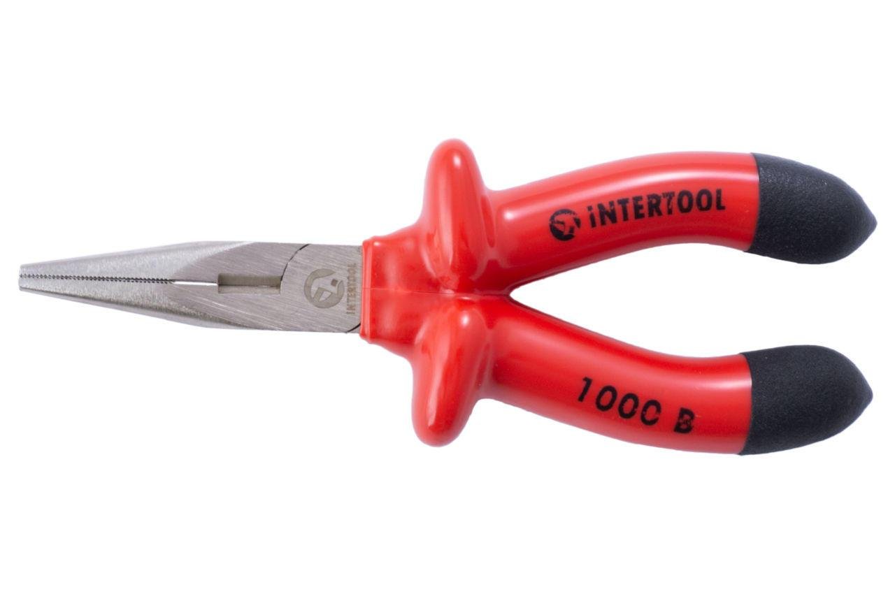 Щипцы удлиненные прямые Intertool 1000В 160 мм (NT-0326)