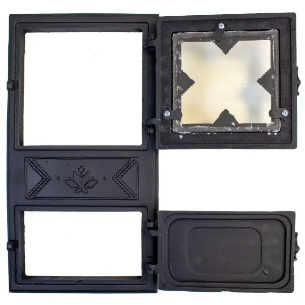 Дверцята пічні зі склом Вишиванка 270х490 мм - фото 6 Дверцята пічні зі склом Вишиванка 270х490 мм - фото 6