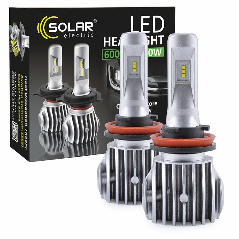 ᐉ Светодиодная лампа LED Solar H11 Canbus 12/24V 6500 K 6000 Lm 50W ...