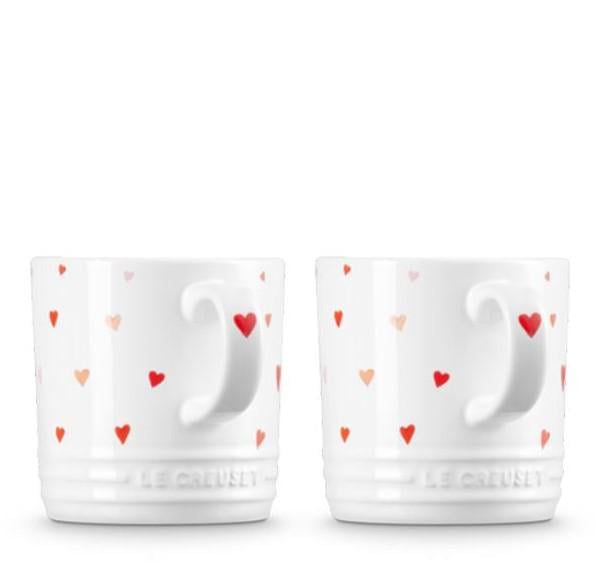 Набор стаканов Le Creuset Heart Amour 350 мл 2 шт. White (89111350101803)