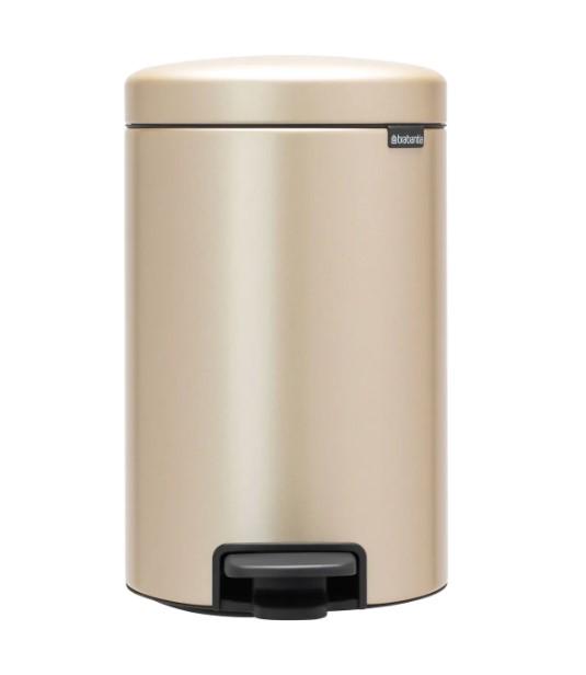 Бак для сміття Brabantia Pedal Bin 12 л Бежевий (304446) - фото 1