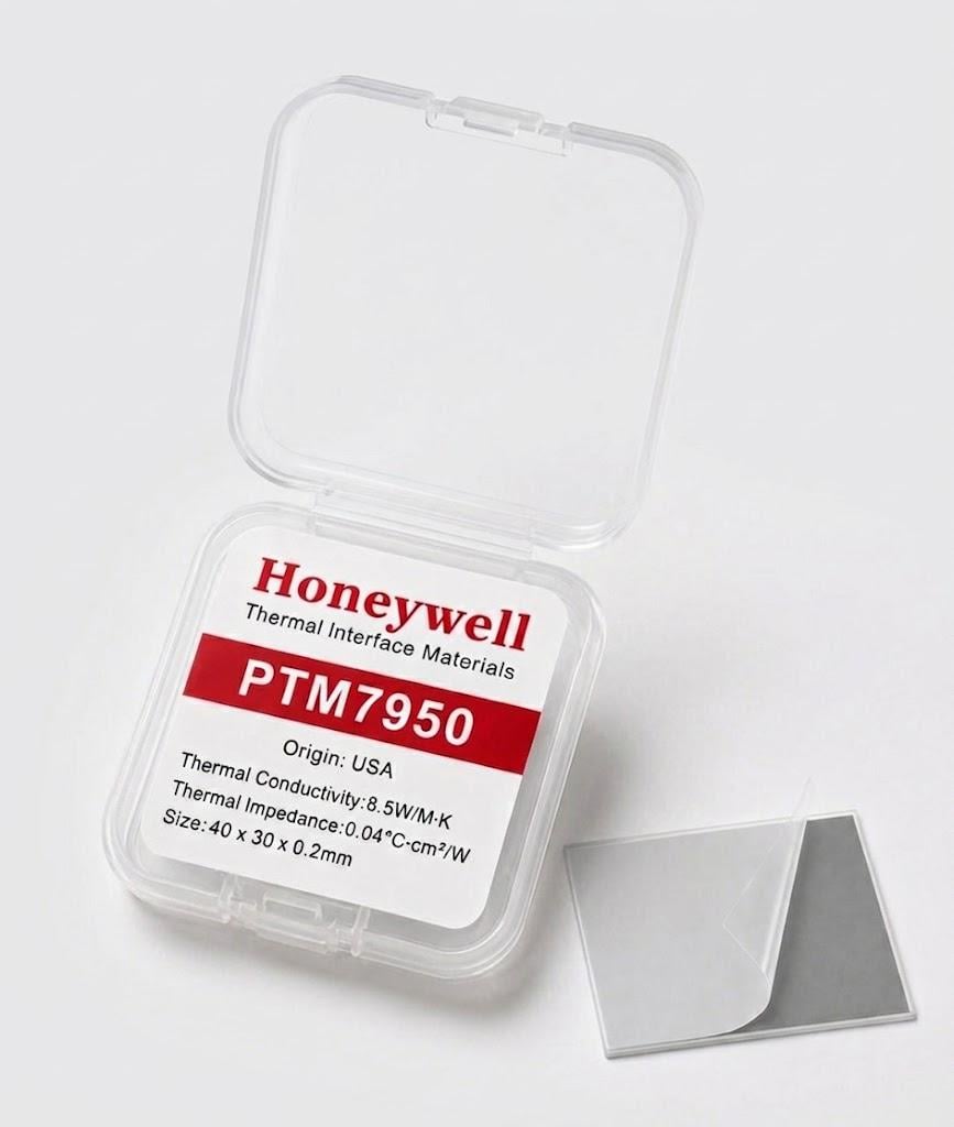 Термопрокладка фазопереходная Honeywell PTM7950 8,5 Вт/м·К 40х30х0,2 мм термоинтерфейс для процессора и видеочипа CPU/GPU (3168727802)