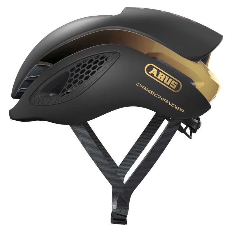 Шолом велосипедний ABUS GAMECHANGER L 58-61 Black Gold