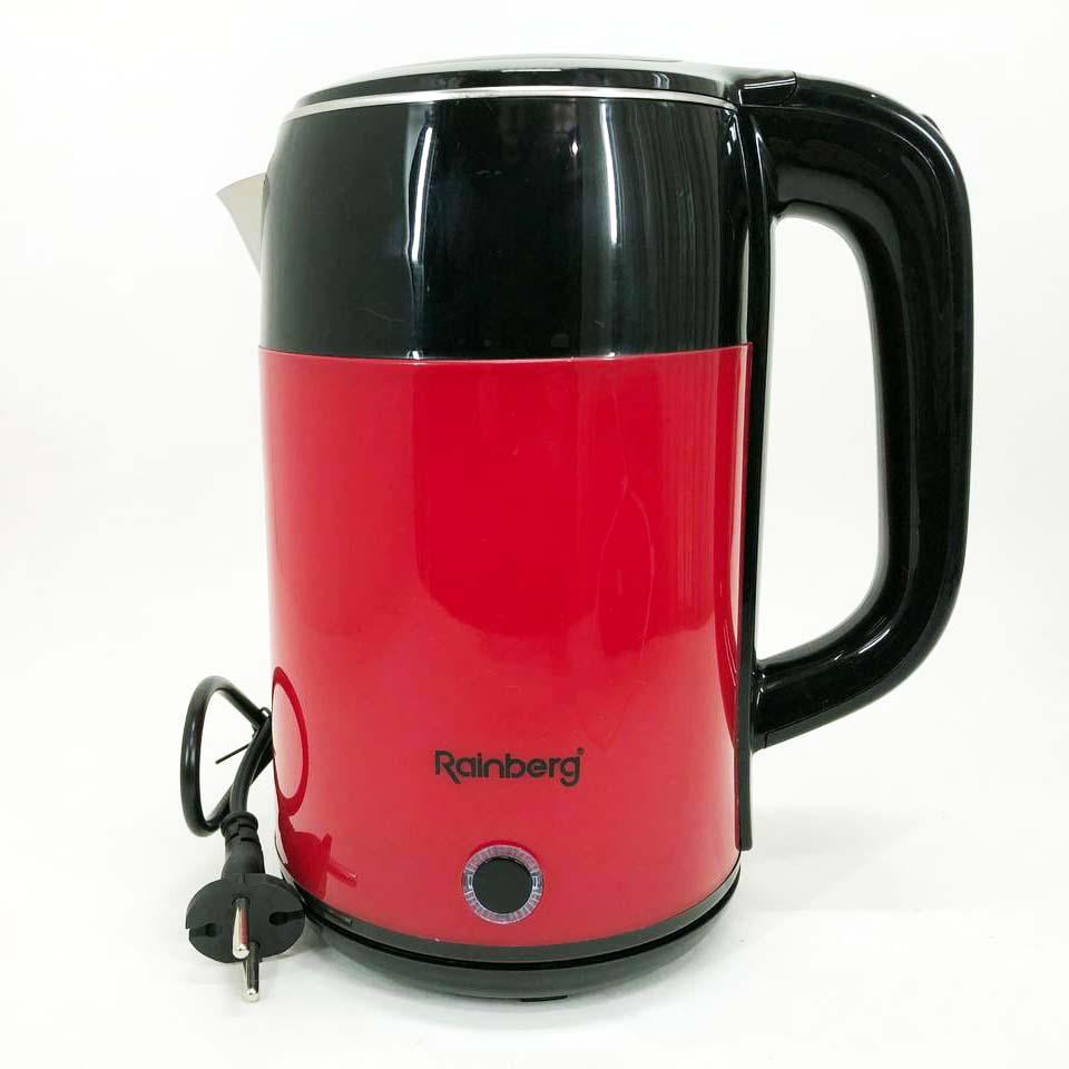 Електрочайник дисковий Rainberg RB-2244 2000 Вт 2 л Червоний (ws18559) Електрочайник дисковий Rainberg RB-2244 2000 Вт 2 л Червоний (ws18559)