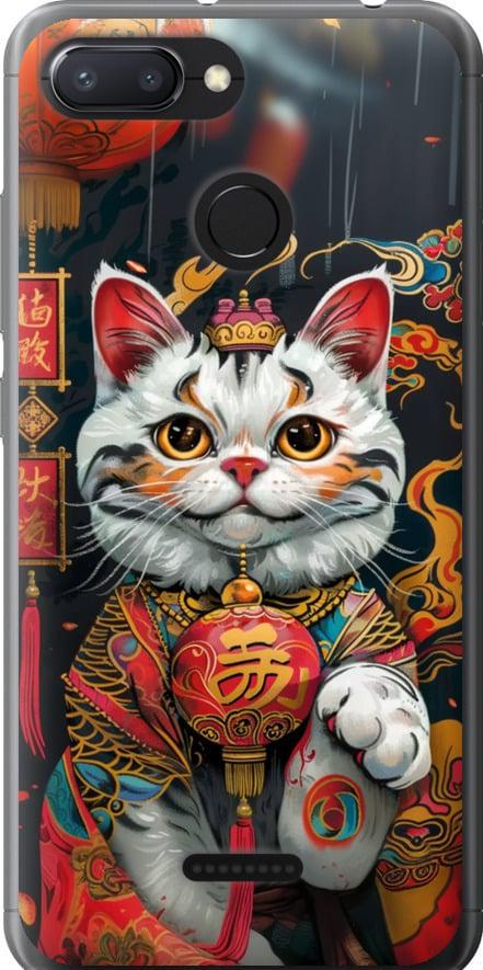 Чехол на Xiaomi Redmi 6 China Cat v2 (6135t-1521-42517)