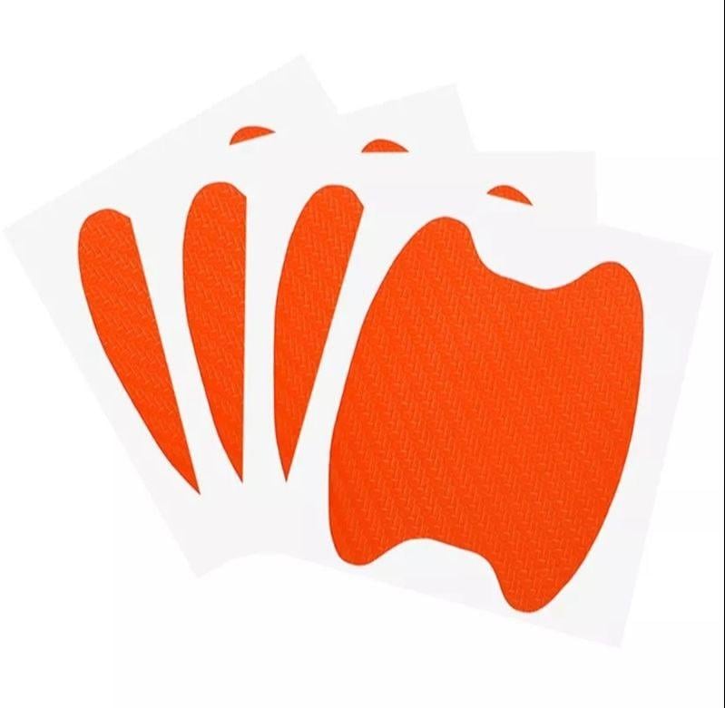 Защитная пленка для дверных ручек 8,5 х6, 8 см 4 шт. Оранжевый (1211890888)