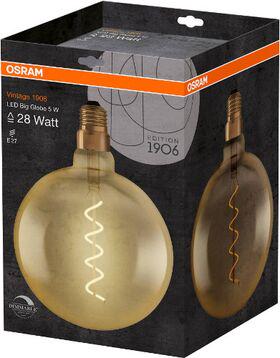 Лампа светодиодная OSRAM GLОB DIM 1906 LED 5W/820 230V FIL E27 Золотой (4058075269729) - фото 2