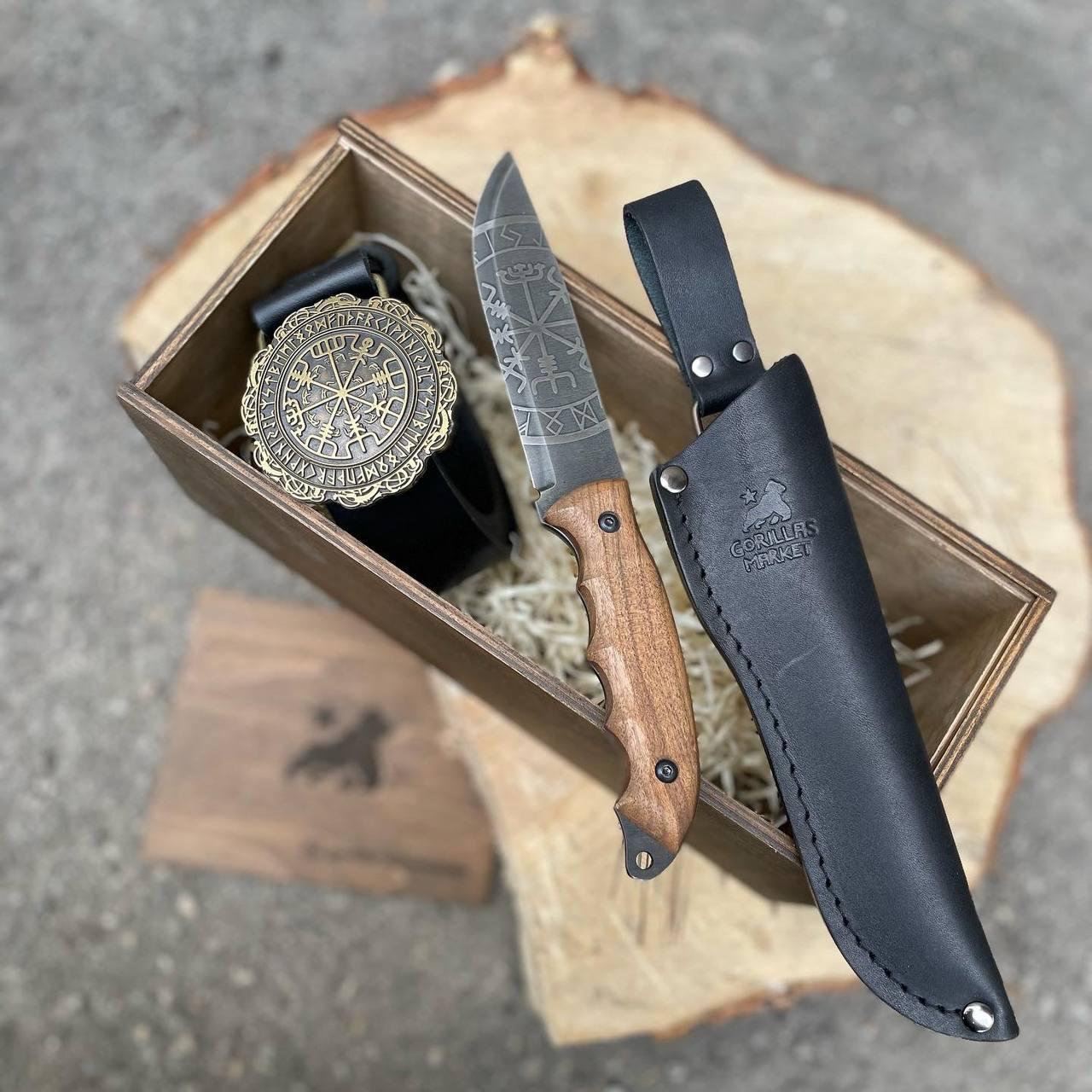 Набор подарочный для мужчин Gorillas Accessories Норвег ручная работа