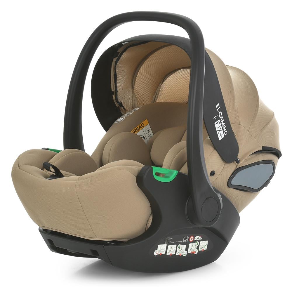 Автокрісло для немовлят El Camino ME 1110 i-FIX Natural Beige i-SIZE R129 (32012498)