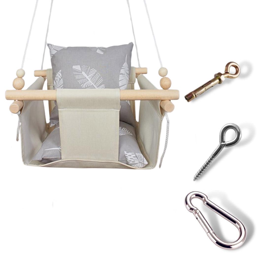 Детская качеля Infancy Листья Молочный (9903941) Детская качеля Infancy Листья Молочный (9903941)