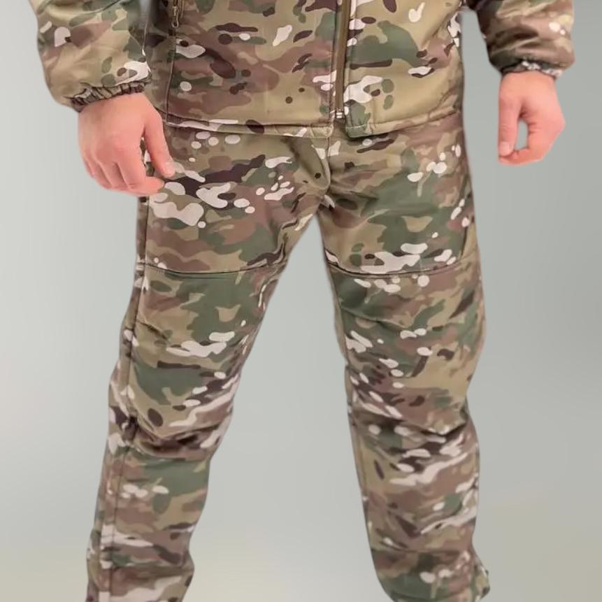Брюки зимние для военных Softshell с мембраной -20° софтшелл XXL Мультикам (246275)