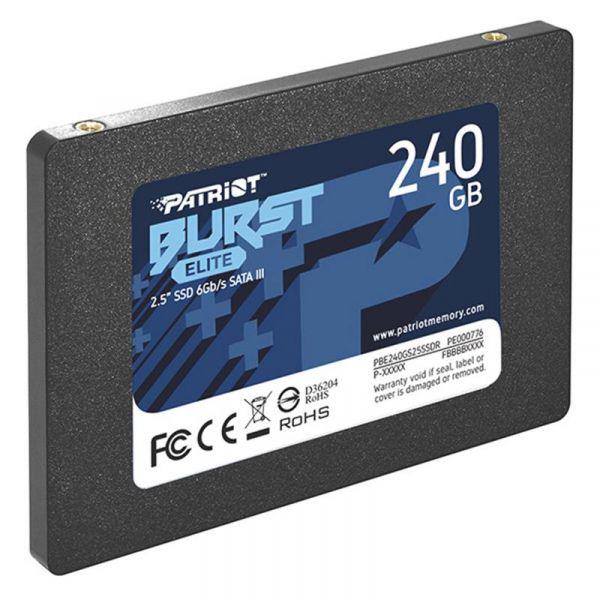 SSD-накопичувач Patriot Burst Elite 240GB 2,5" SATAIII TLC (PBE240GS25SSDR) - фото 2