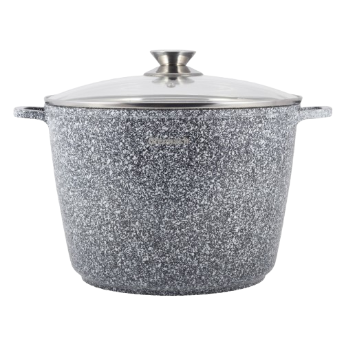Каструля Ofenbach Snow Marble 100503 литий алюміній скляна кришка 6,2 л 24х16,5 см (УТ000096820)