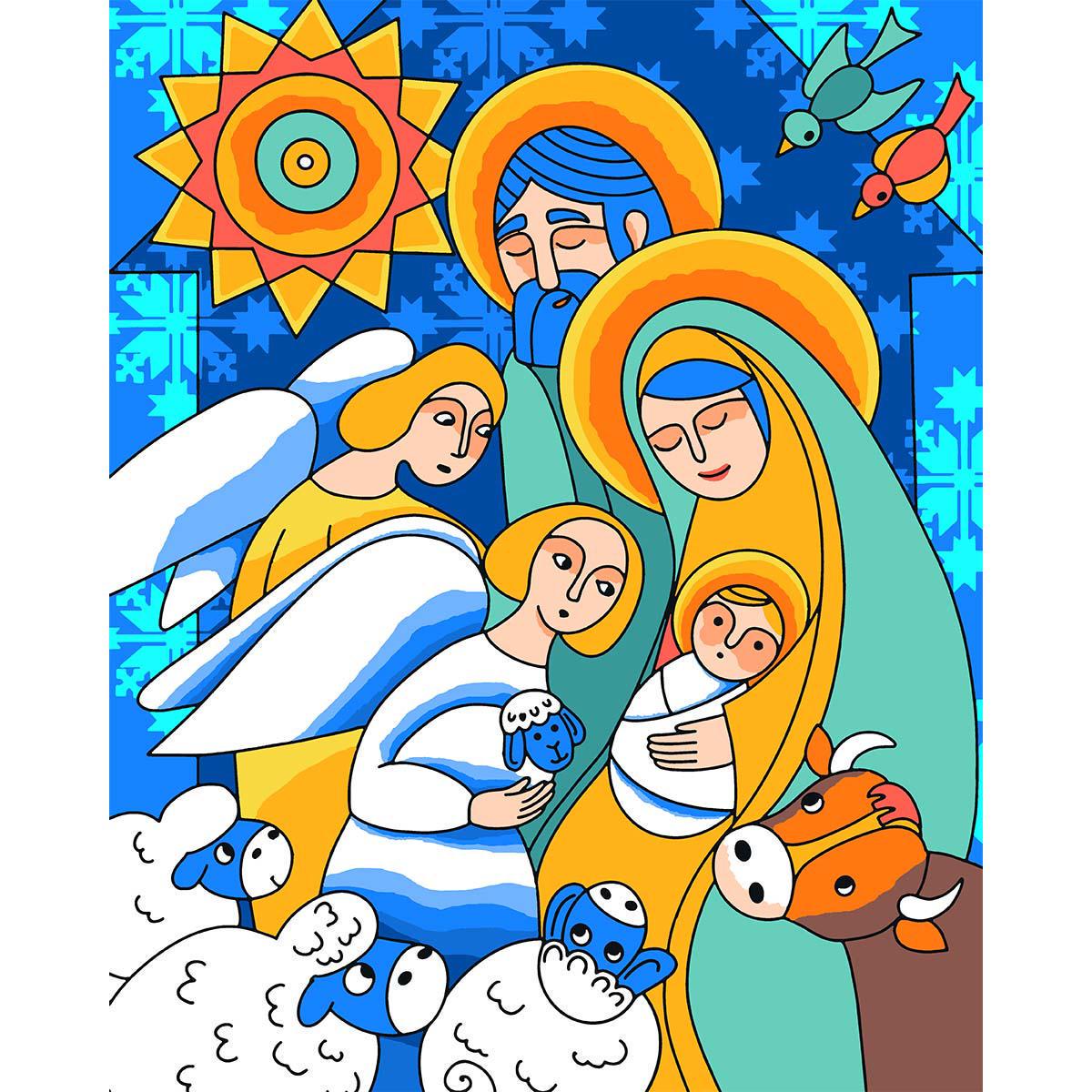 Картина по номерам Santi Рождество 40x50 см ©mosyakart (Top-954722)