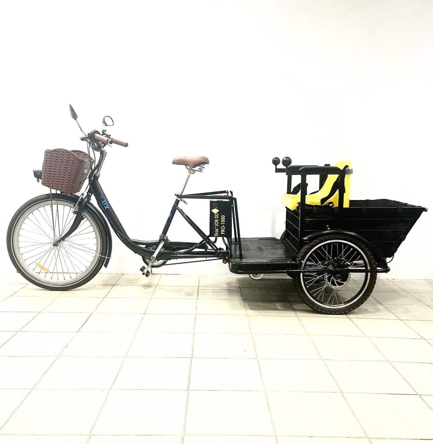 Електровелосипед триколісний Tiras JOB DD PRO-1000 LiFePO4 36V 45Ah - фото 2 Електровелосипед триколісний Tiras JOB DD PRO-1000 LiFePO4 36V 45Ah - фото 2