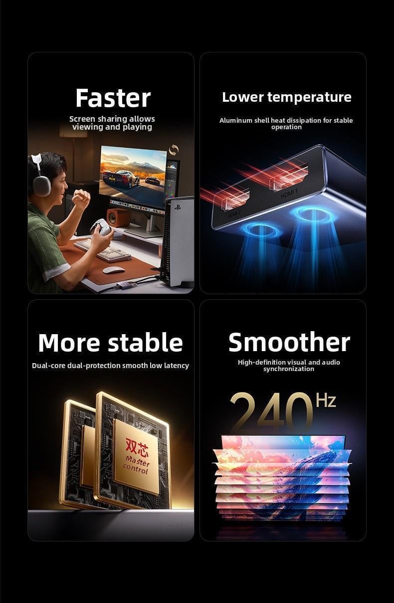 Перемикач HDMI Ugreen HDMI 2.0 4K Темно-сірий (55006) - фото 13