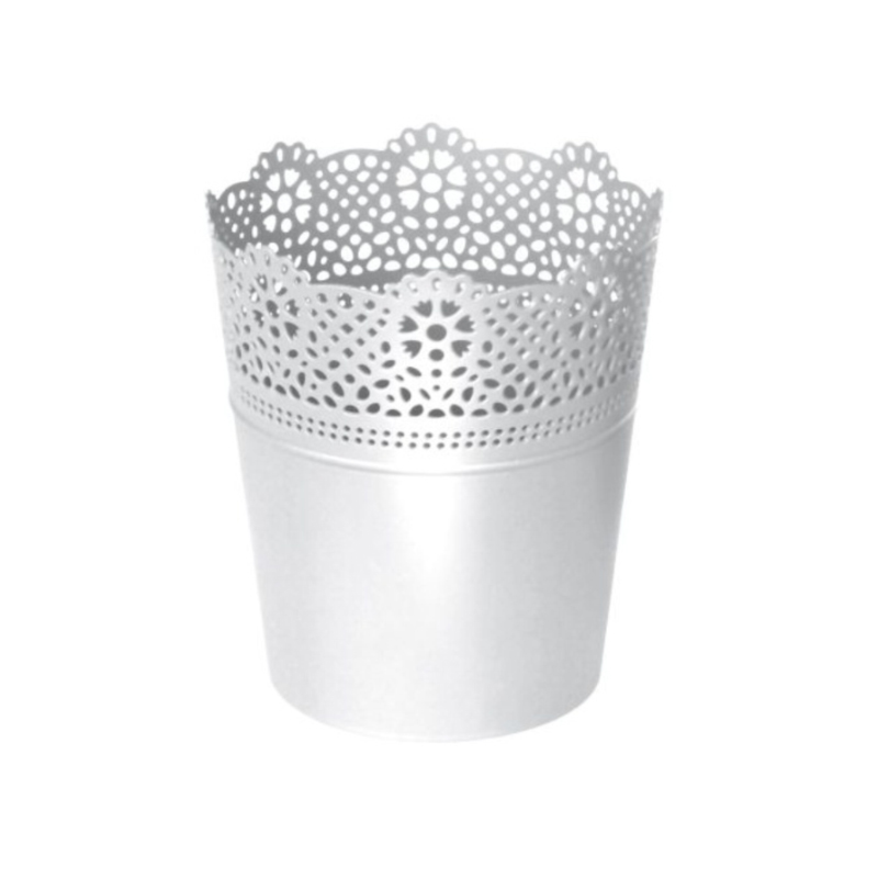 Горшок для цветов Prosperplast Lace 15,5 см Белый (78976-449)