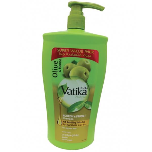 Шампунь живильний Dabur Vatika Olive and Henna з оливковою олією 900 мл (43634029)