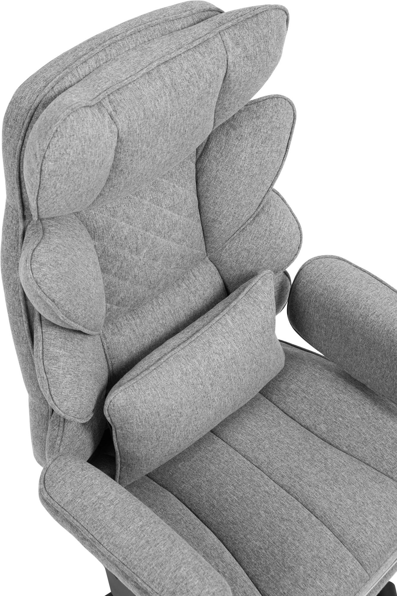 Офисное кресло GT Racer B-2511 Fabric Gray (1606) - фото 11