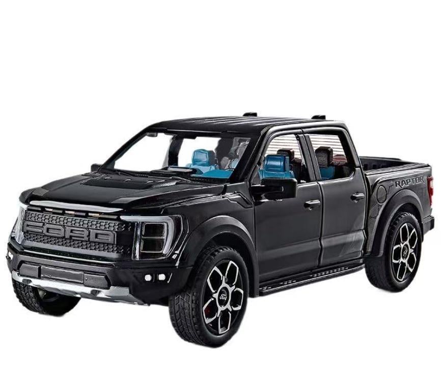 Масштабная модель автомобиля Ford F-150 Raptor металлическая инерционная 1:20 (36280703)