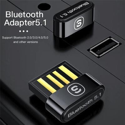 Адаптер Essager Mini Bluetooth USB 5.0 Черный (610975) - фото 3 Адаптер Essager Mini Bluetooth USB 5.0 Черный (610975) - фото 3