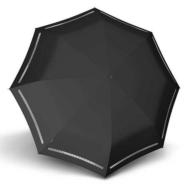 Зонт полуавтоматический Knirps Stick Long Black Reflective Black