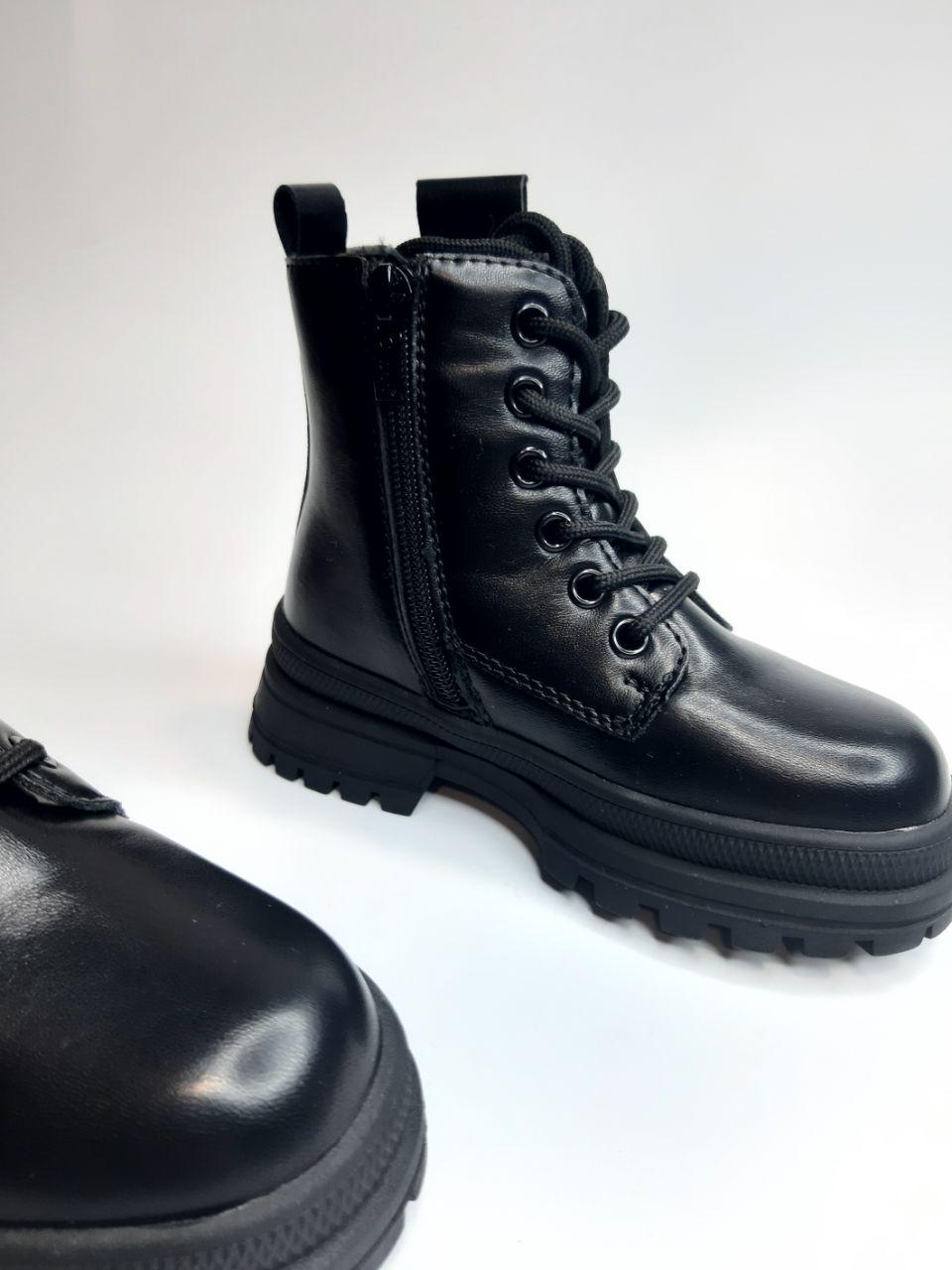 Ботинки зимние Clibee для девочки р. 26 17,5 см Черный (554 НВ black) - фото 2