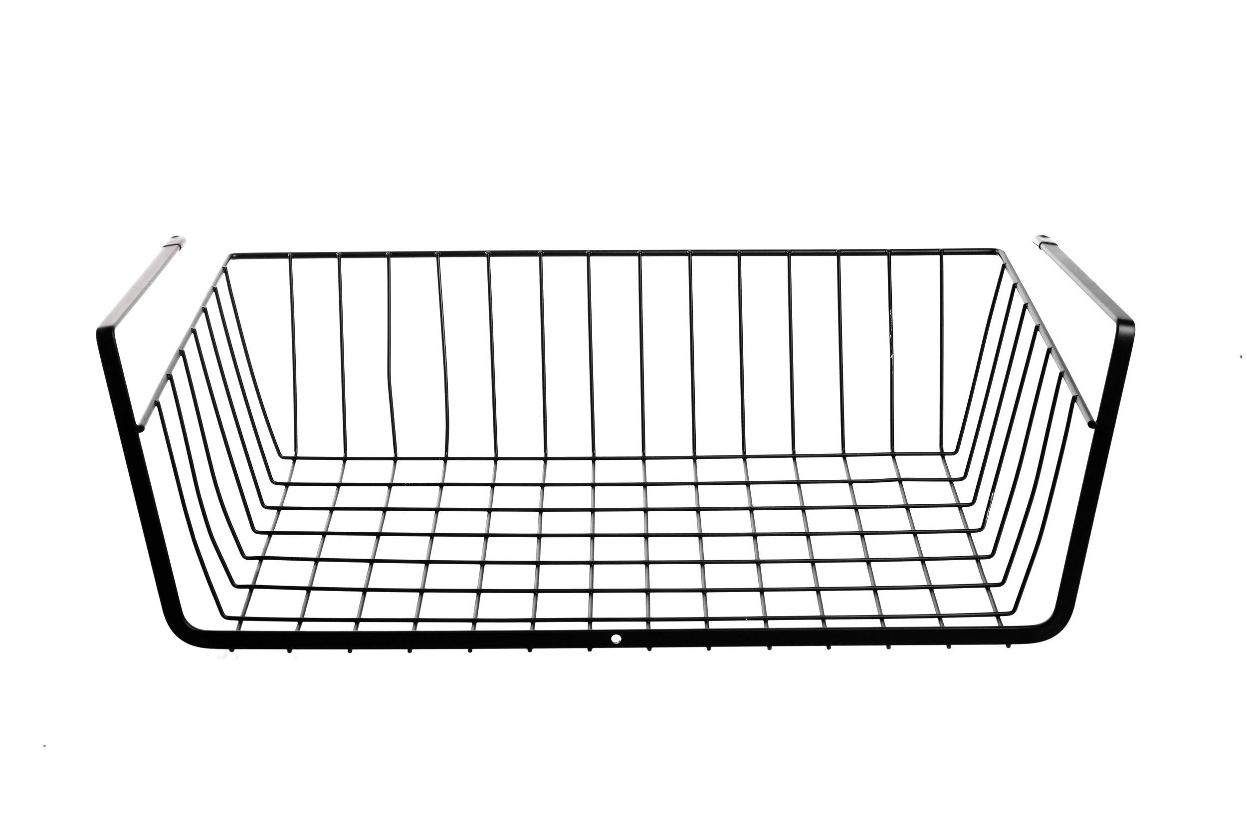 Органайзер полка-корзина навесная Ringel Raum 43x25,5x13,5 см Черный (RG-005b)