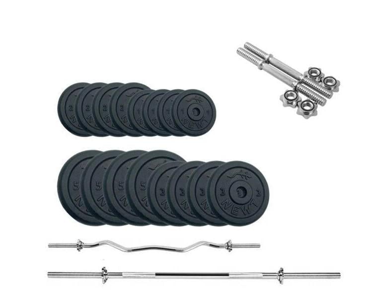 Штанга и гантели металлические Newt Gym Set-HW Home 60 кг