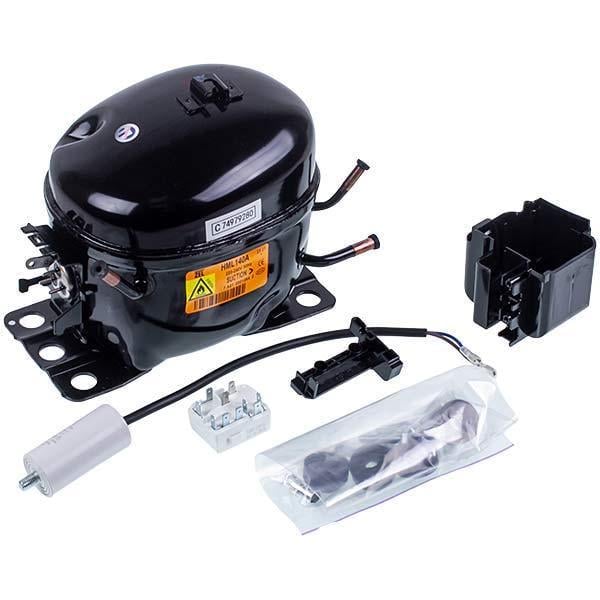 Компрессор для холодильника Zanussi ZEL HML140A R600a 140W из реле ZHB43-120P15C (300005060182)
