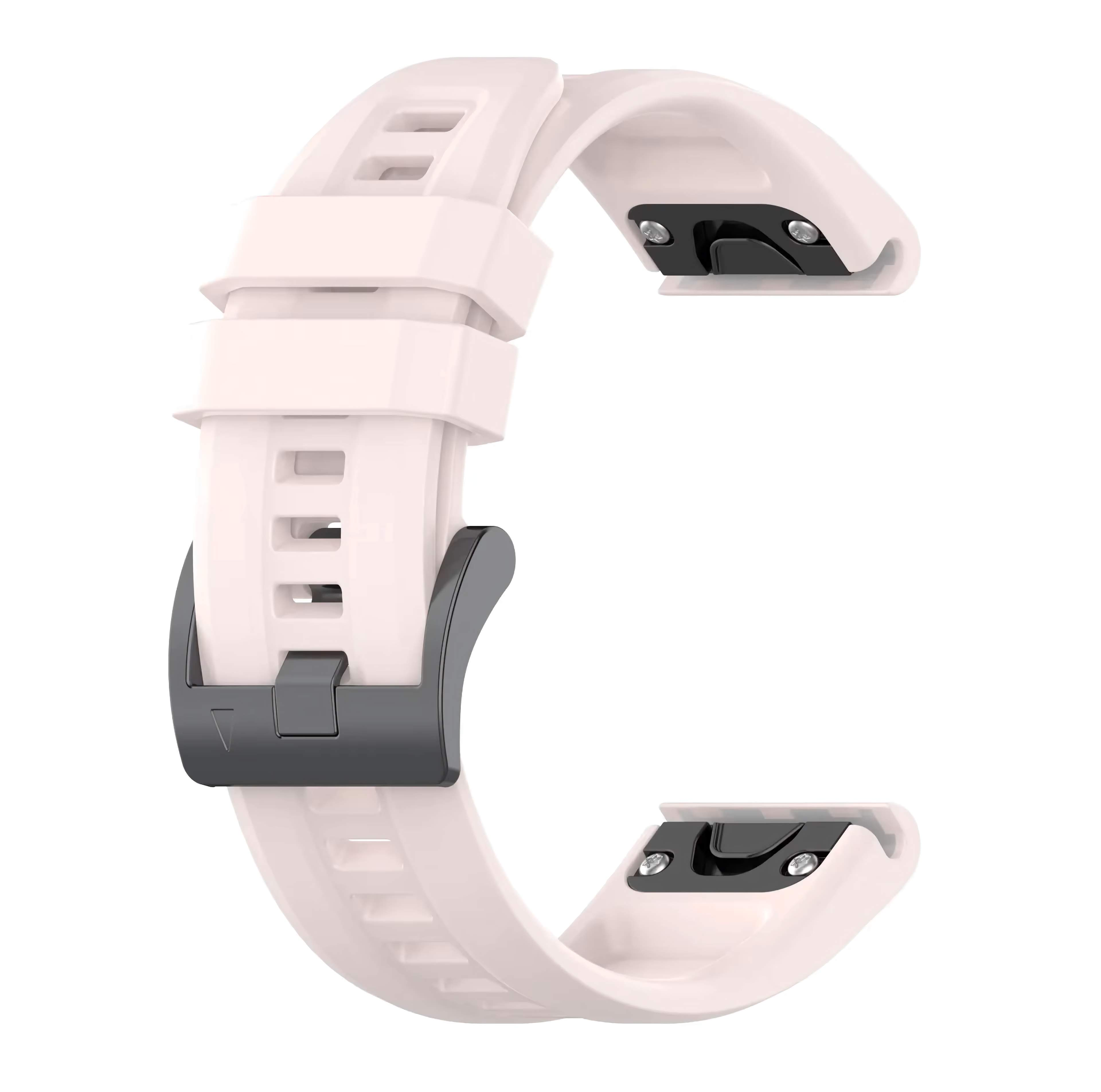 Ремешок силиконовый Garmin QuickFit 20 мм Pink для Fenix 8 43 мм 7S/6S/5S Pink