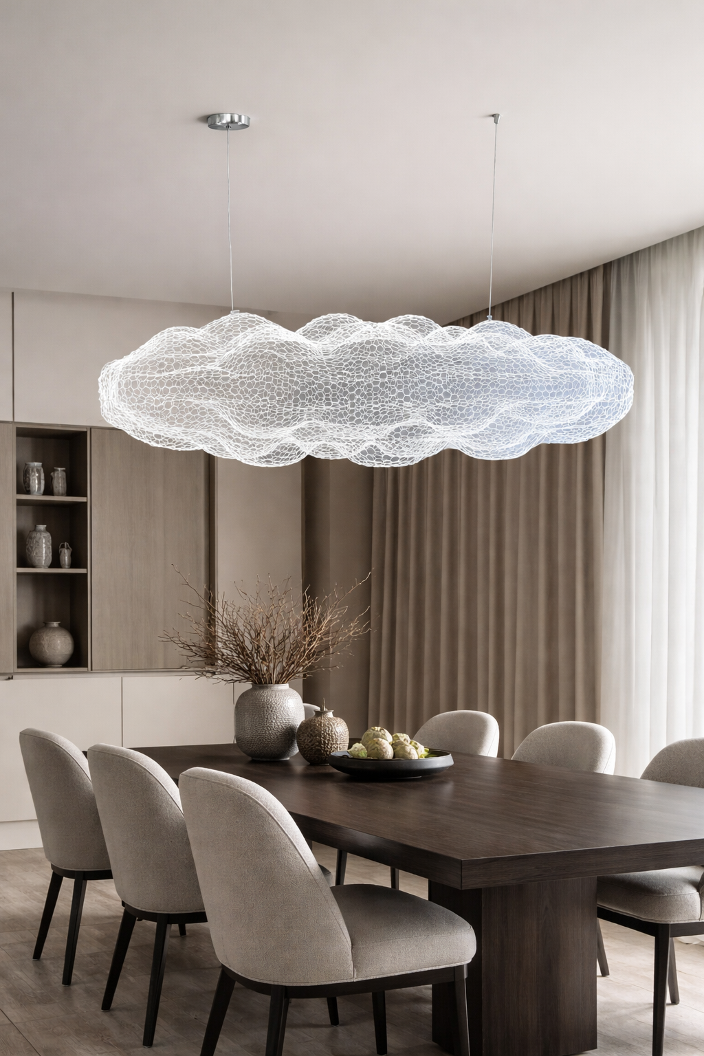 Люстра Cloud Mesh LED один режим нейтральный свет 4W (20335/500)